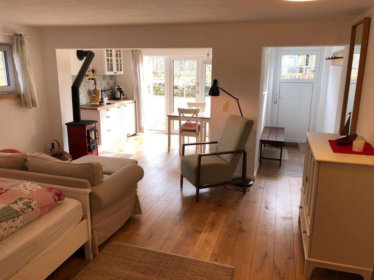 Ferienwohnung Am Waldrand Mit Sauna Biendorf Ngoại thất bức ảnh