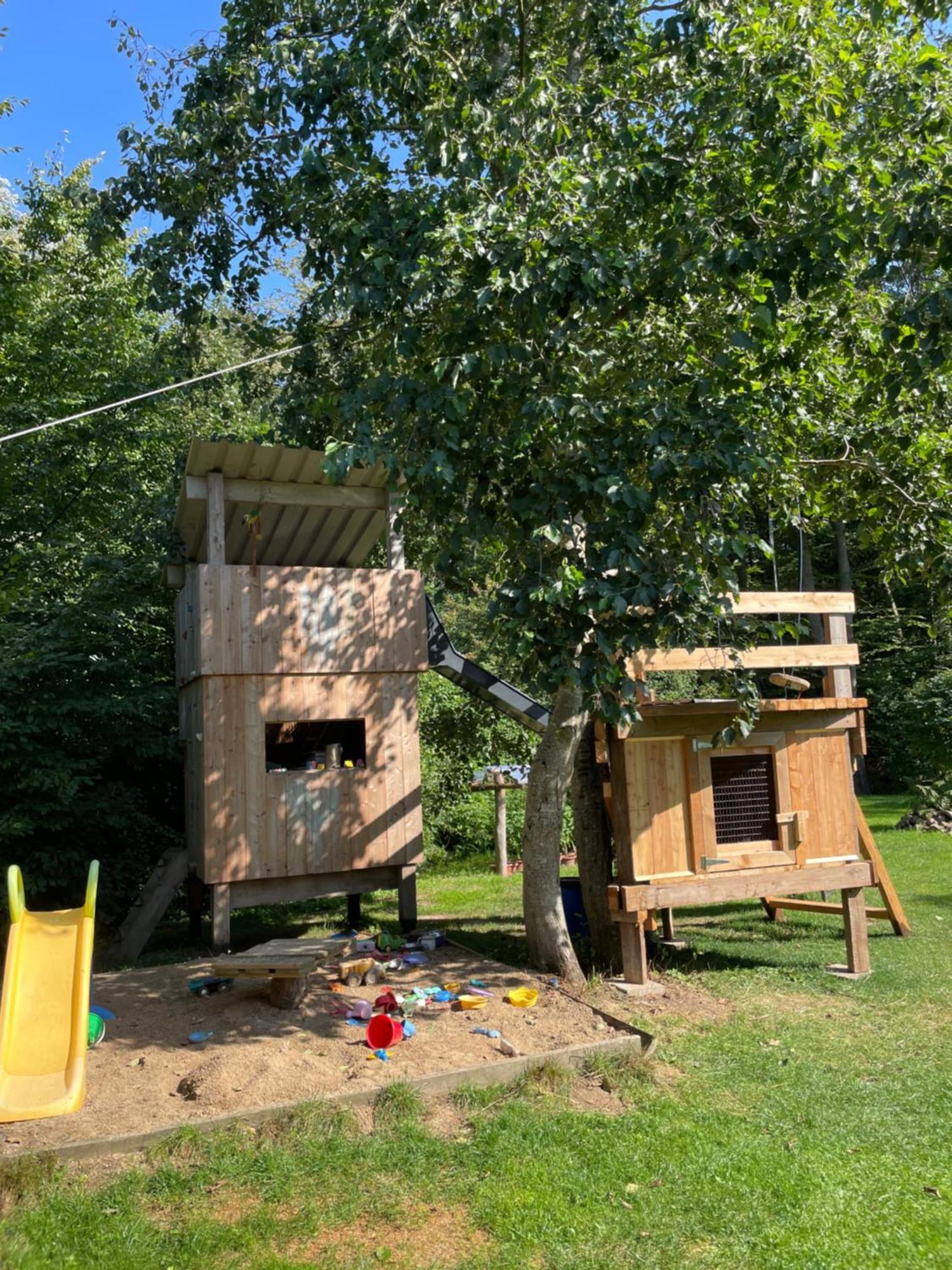 Ferienwohnung Am Waldrand Mit Sauna Biendorf Ngoại thất bức ảnh